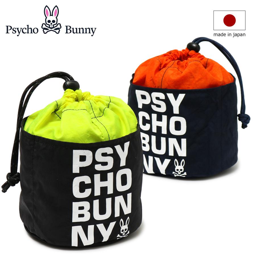 サイコバニー　Psycho Bunny マルチ 定価42,000円 Psycho Bunny（サイコバニー） ゴルフ 巾着バッグ ドローコード マルチ