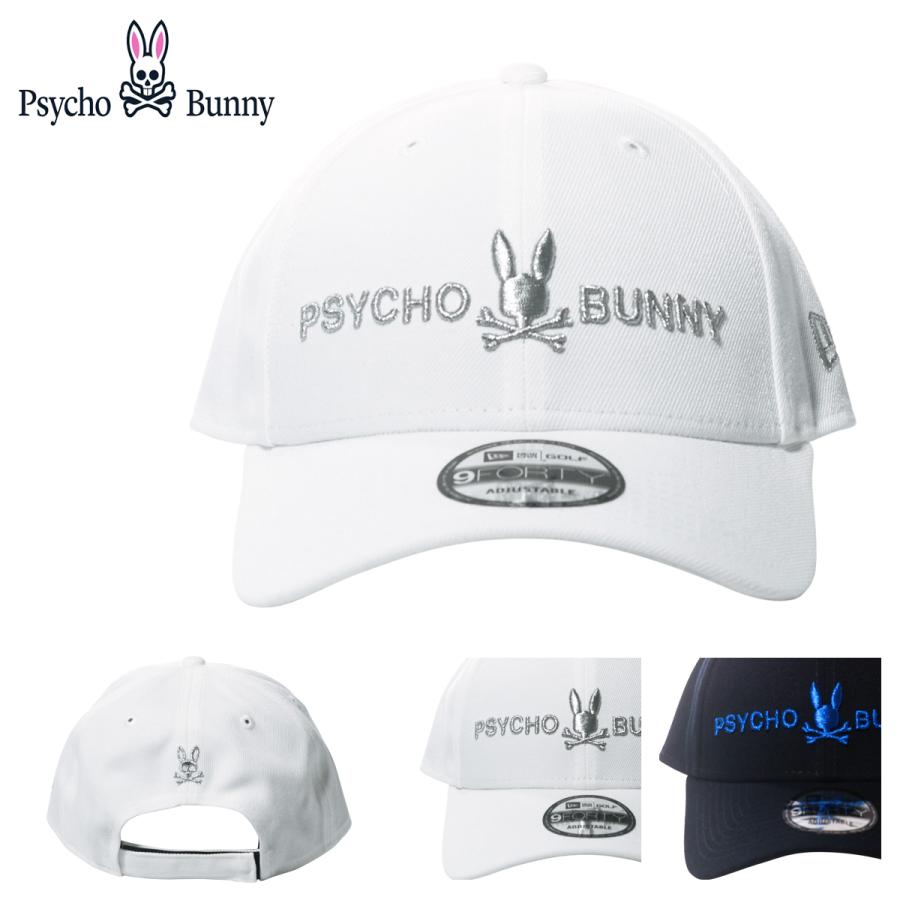 Psycho Bunny（サイコバニー） ニューエラ コラボ ゴルフ キャップ