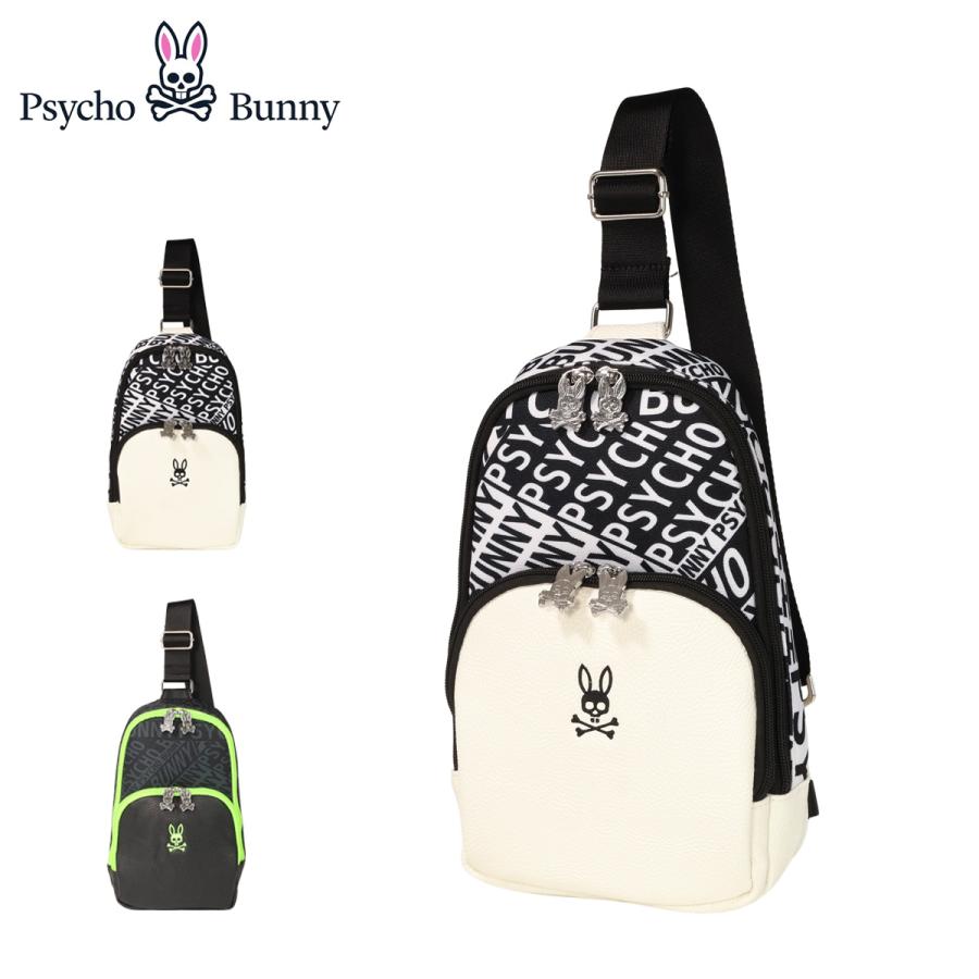 サイコバニー ゴルフ ボディバック FLAGSHIP メンズ レディースPBMG5FB6 Psycho Bunny ワンショルダー 軽量 アウトドア Psycho Bunny（サイコバニー） ゴルフ ボディバック FLAGSHIP メンズ