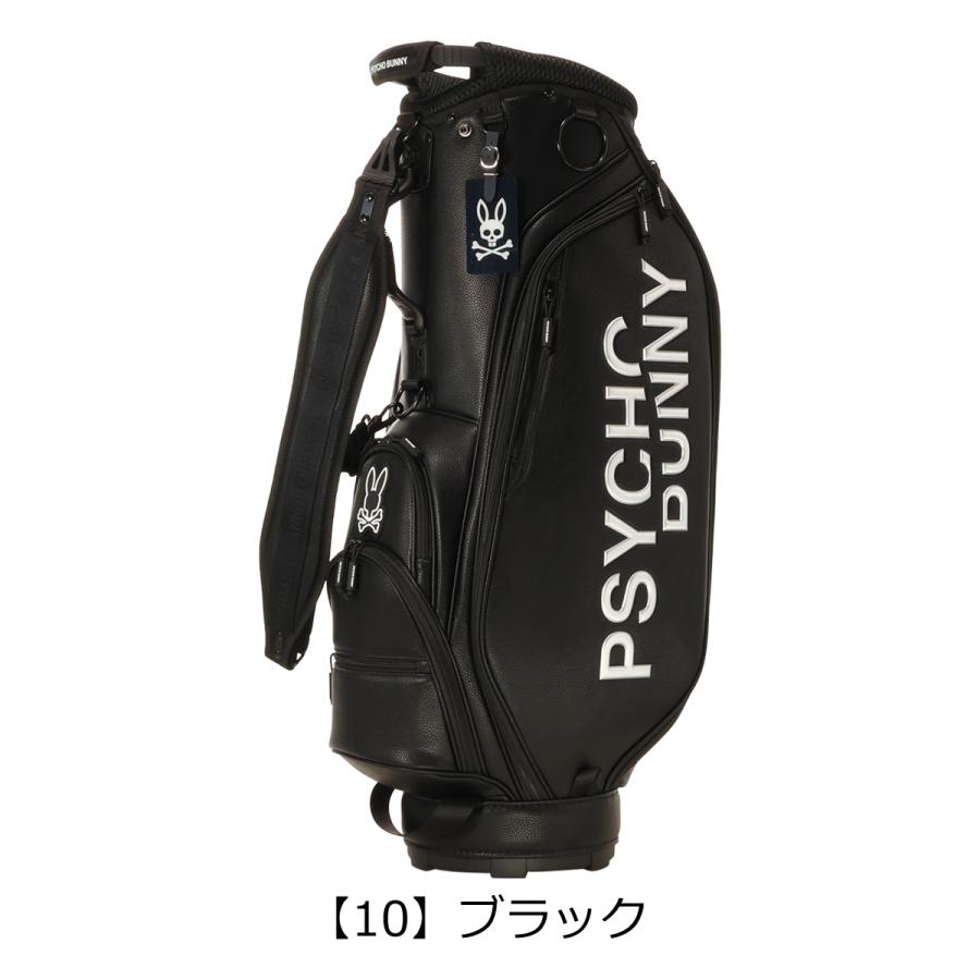 Psycho Bunny（サイコバニー） ゴルフ キャディバッグ カート型 9型 46