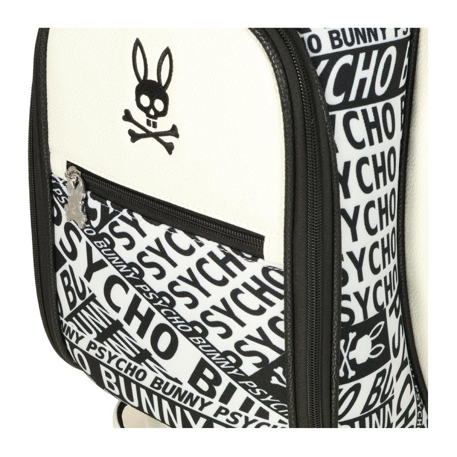 Psycho Bunny（サイコバニー） ゴルフ キャディバッグ カート型 9型 46