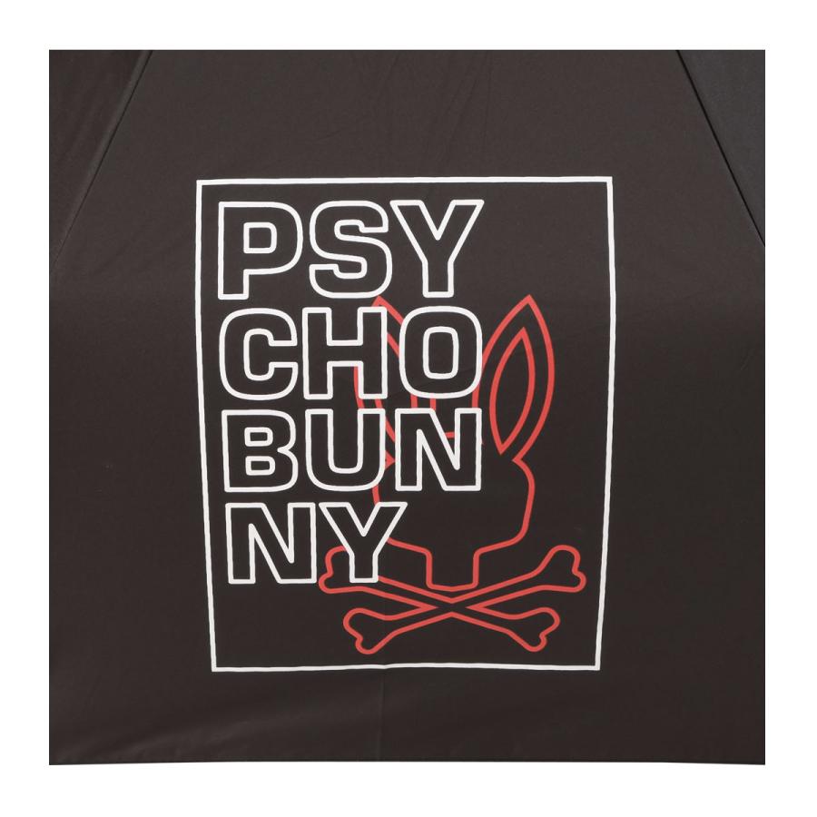 Psycho Bunny（サイコバニー） ゴルフ 折り畳み傘 パラソル メンズ