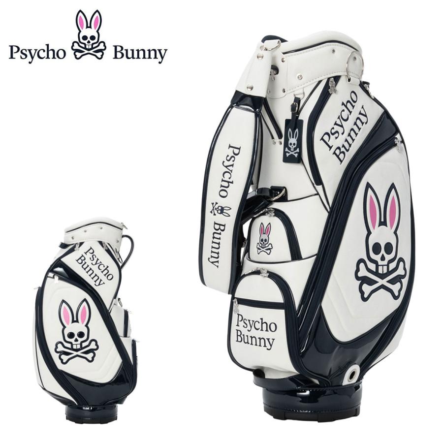 Psycho Bunny（サイコバニー） ゴルフ キャディバッグ 9.0型 5分割 約