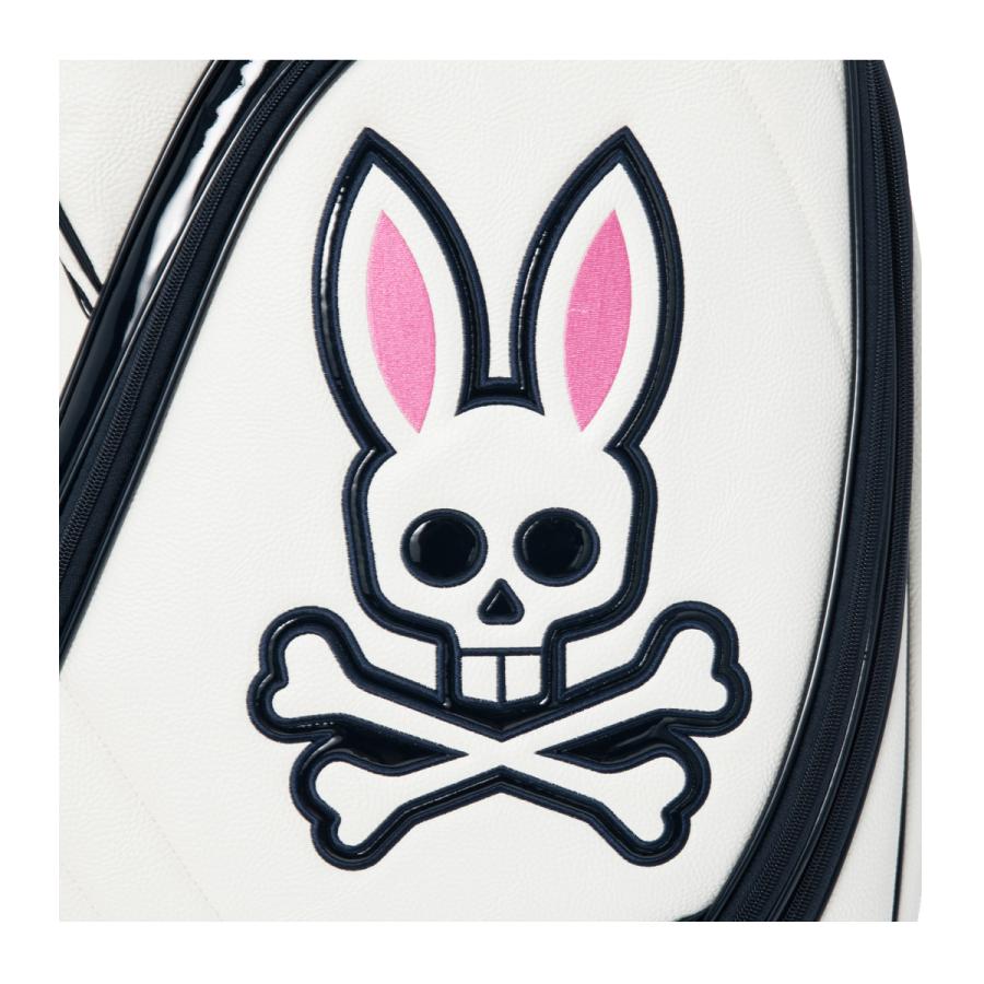 Psycho Bunny（サイコバニー） ゴルフ キャディバッグ 9.0型 5分割 約