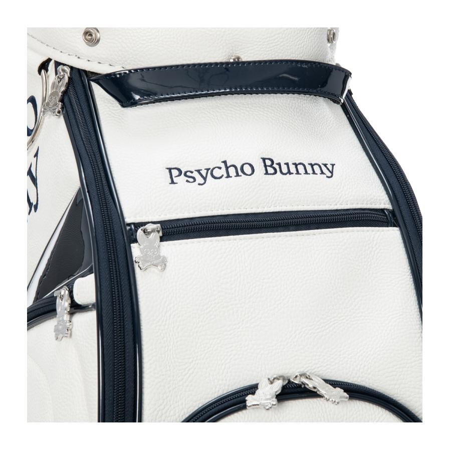 Psycho Bunny（サイコバニー） ゴルフ キャディバッグ 9.0型 5分割 約