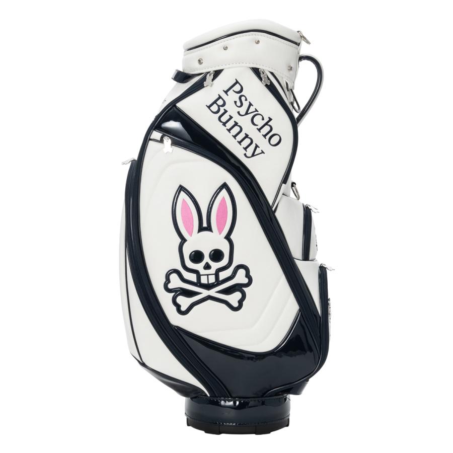 Psycho Bunny（サイコバニー） ゴルフ キャディバッグ 9.0型 5分割 約