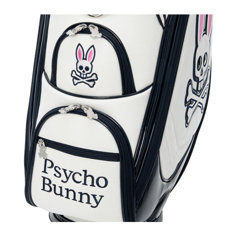 Psycho Bunny（サイコバニー） ゴルフ キャディバッグ 9.0型 5分割 約