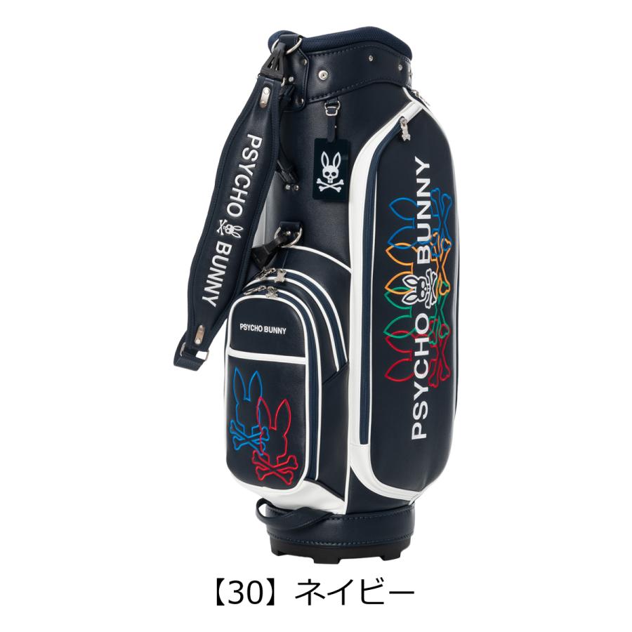 Psycho Bunny（サイバニー）キャディバッグ GOLF]カートキャディバッグMONOTONE EDITION｜Psycho Bunny｜サイコ ゴルフバッグ・キャディバッグ