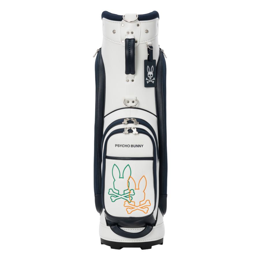 Psycho 白 キャディバッグ サイコバニー Bunny（サイコバニー） 5 9型 カート型 キャディバッグ ゴルフ ゴルフバッグ・キャディバッグ