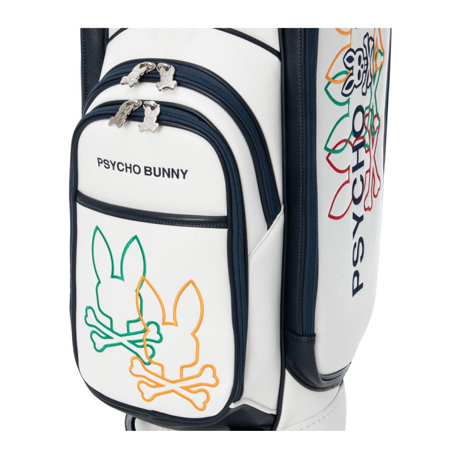 Psycho Bunny（サイコバニー） ゴルフ キャディバッグ 9.0型 5分割 約