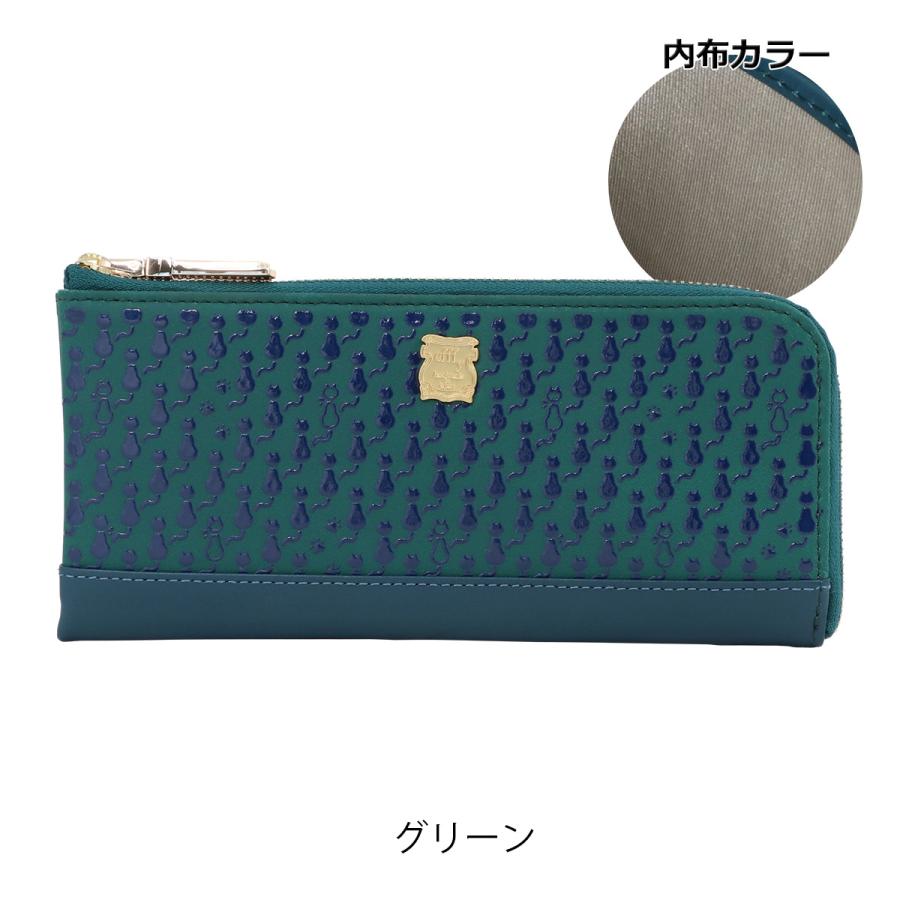 【新品未使用】efffyエフィーレディース長財布L字型　サックスバー　トッカ efffy（エフィー） 長財布 L字ファスナー 日本製 レディース エフィー