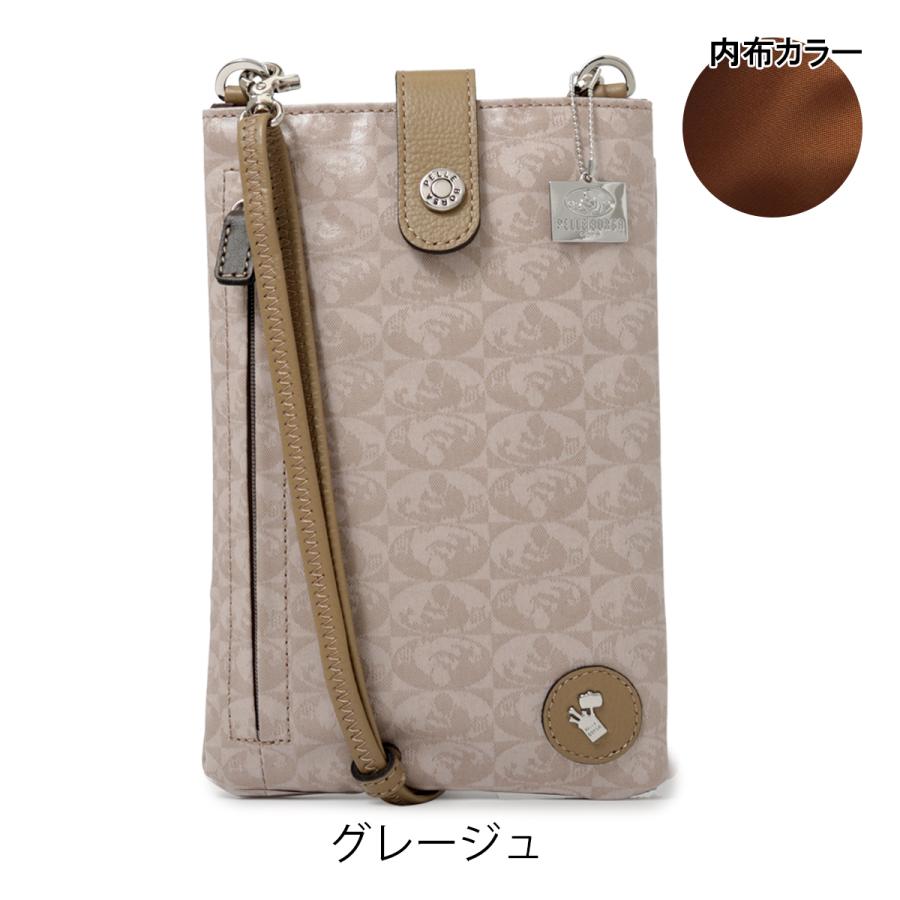 PELLE BORSA（ペレボルサ） スマホショルダー 撥水 レディース 204306