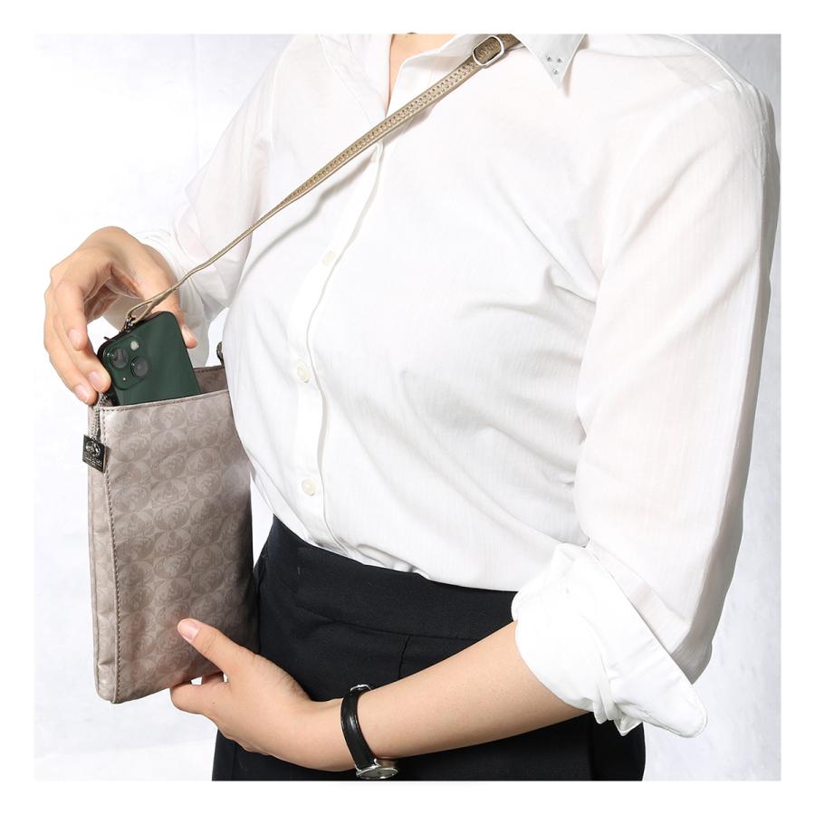 PELLE BORSA（ペレボルサ） スマホショルダー 撥水 レディース 204306 
