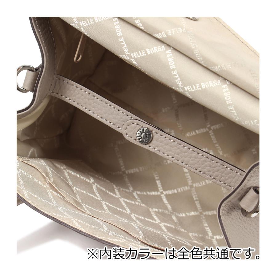 ペレボルサ ショルダーバッグ 2WAY 本革 レネット レディース 4711 PELLE BORSA ハンドバッグ 牛革 シンプル 大人 婦人 フォーマル お呼ばれの画像