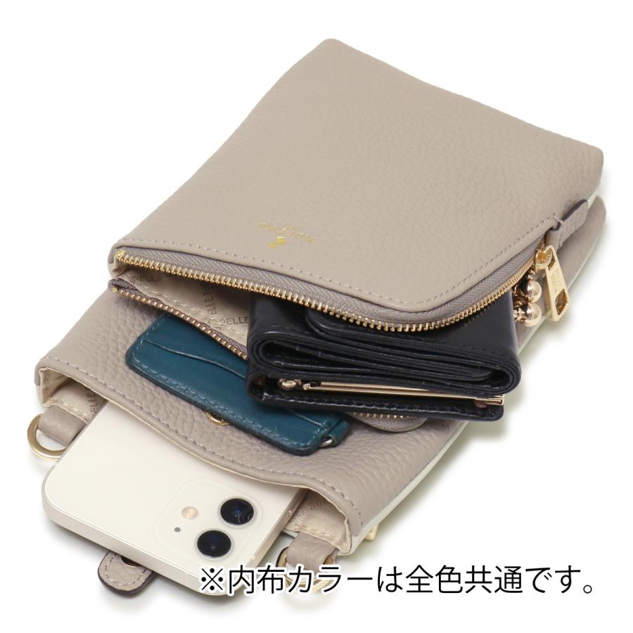 PELLE BORSA（ペレボルサ） スマホショルダー スマホポシェット お財布