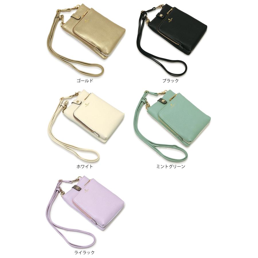 PELLE BORSA（ペレボルサ） スマホショルダー スマホポシェット お財布