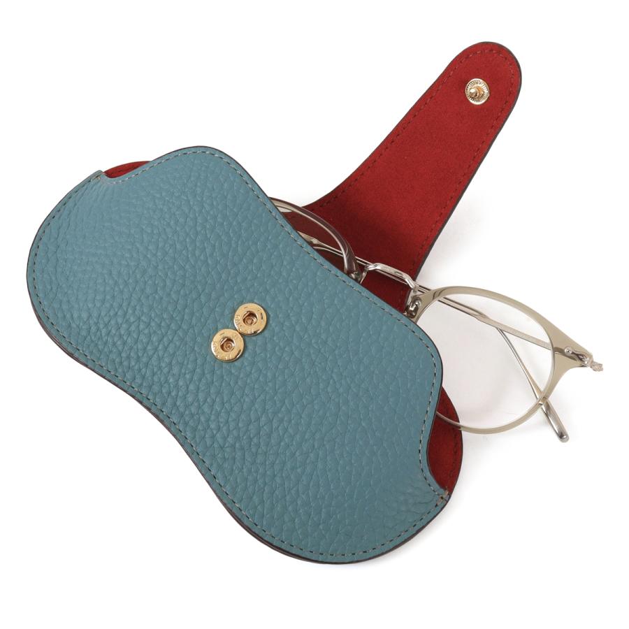 PELLE BORSA（ペレボルサ） メガネケース 本革 レザー 牛革 メンズ