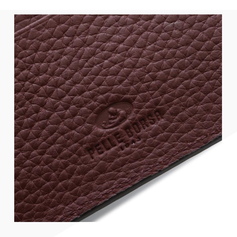 PELLE BORSA（ペレボルサ） 財布 二つ折り 本革 薄型 薄い レディース