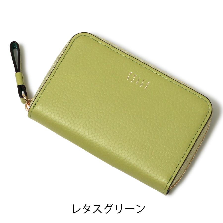 ペレボルサ カードケース ミニ財布 本革 ラウンドファスナー レディース 5449 フィーネグッズ PELLE BORSA コンパクト カード収納 じゃばら 蛇腹｜sacsbar｜17