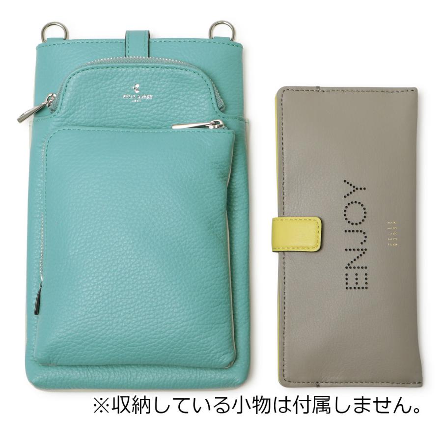 ペレボルサ スマホショルダー 本革 ショルダーバッグ 抗菌 防臭 レディース 206701 コンフィー PELLE BORSA レザー ミニショルダー｜sacsbar｜20