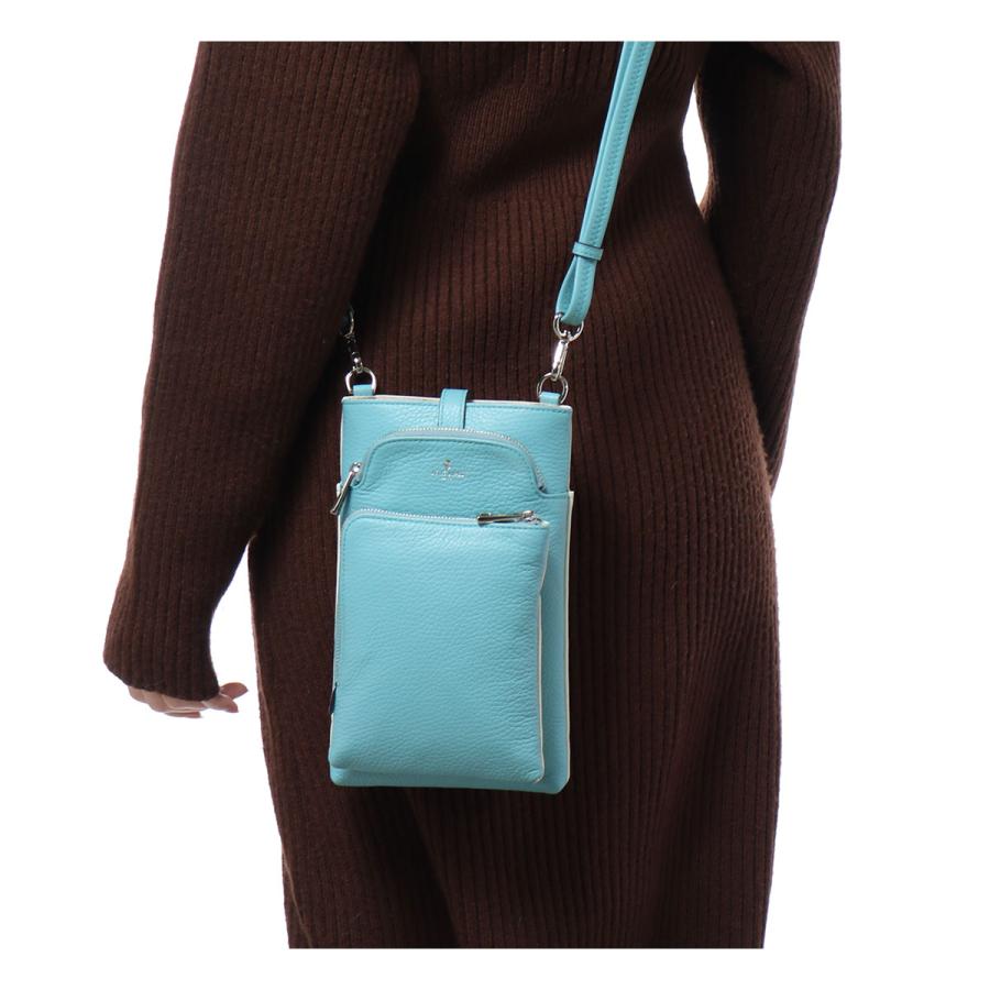 PELLE BORSA（ペレボルサ） スマホショルダー 本革 ショルダーバッグ