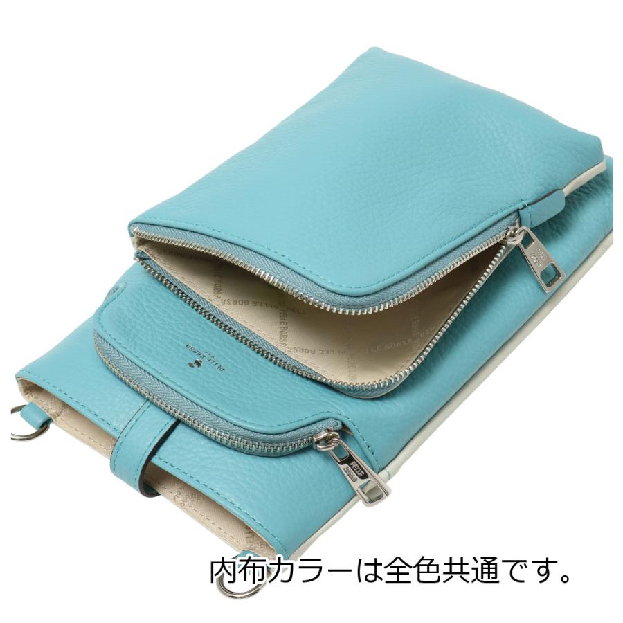 PELLE BORSA（ペレボルサ） スマホショルダー 本革 ショルダーバッグ