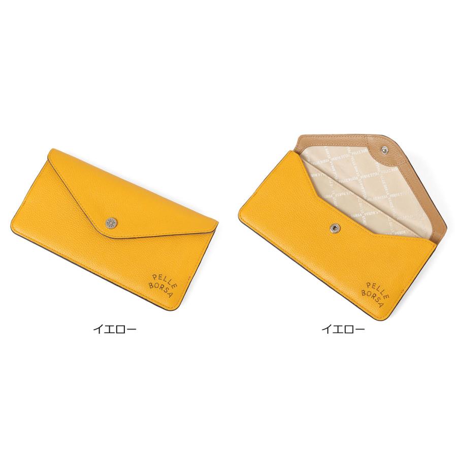 PELLE BORSA（ペレボルサ） 長財布 本革 かぶせ レディース 7201 