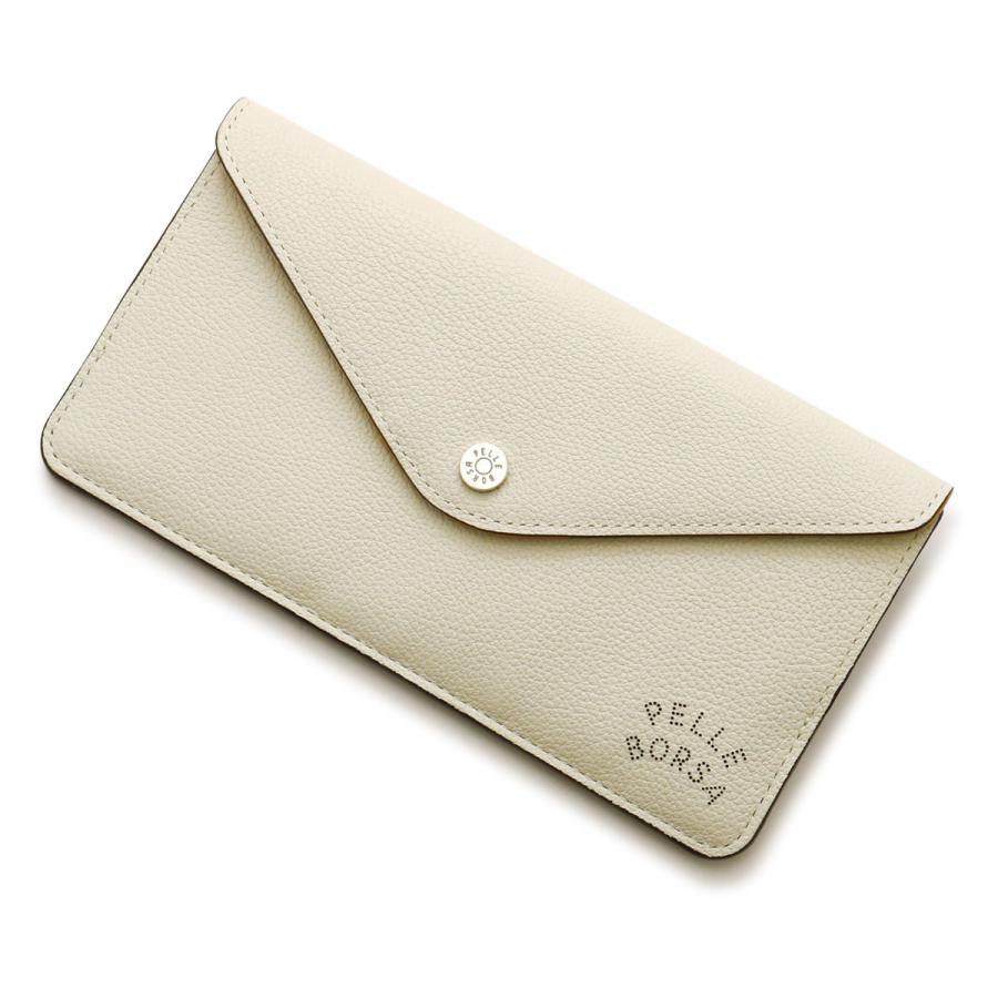 【新品未使用】PELLE BORSA ペレボルサ 長財布 PELLE BORSA（ペレボルサ） 長財布 本革 かぶせ レディース 7201