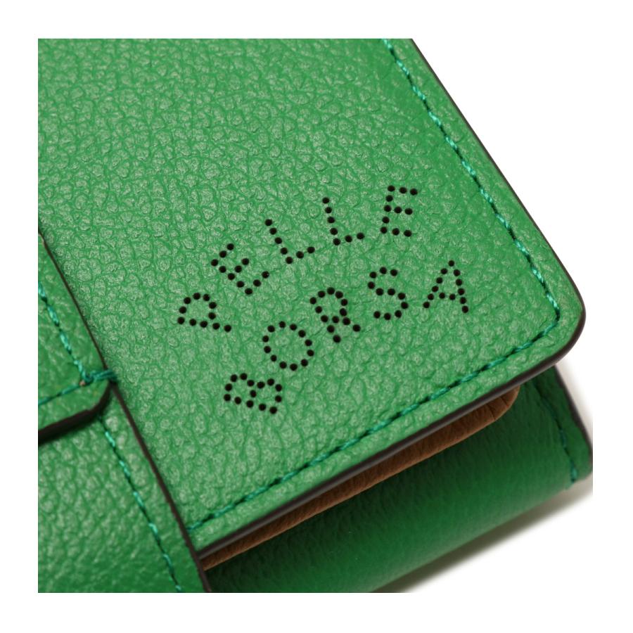ペレボルサ 財布 二つ折り ミニ財布 二つ折り財布 本革 レディース 7202 ベリーグッズ PELLE BORSA コンパクト 小さめ レザー 牛革の画像