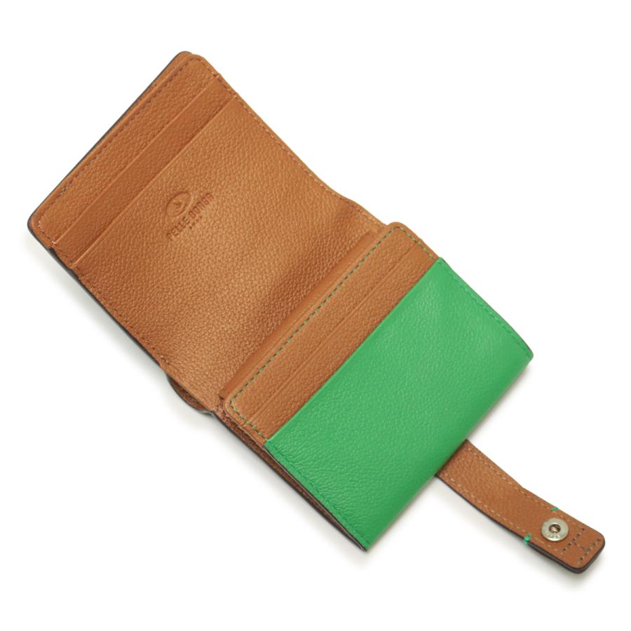 ペレボルサ 財布 二つ折り ミニ財布 二つ折り財布 本革 レディース 7202 ベリーグッズ PELLE BORSA コンパクト 小さめ レザー 牛革の画像