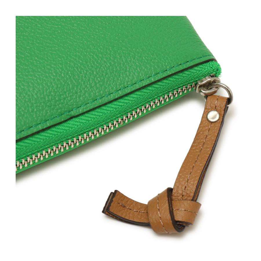 ペレボルサ 長財布 本革 L字ファスナー レディース 7204 ベリーグッズ PELLE BORSA 薄い 薄マチ コンパクト レザー 牛革の画像