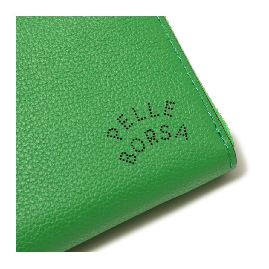 ペレボルサ 長財布 本革 L字ファスナー レディース 7204 ベリーグッズ PELLE BORSA 薄い 薄マチ コンパクト レザー 牛革の画像