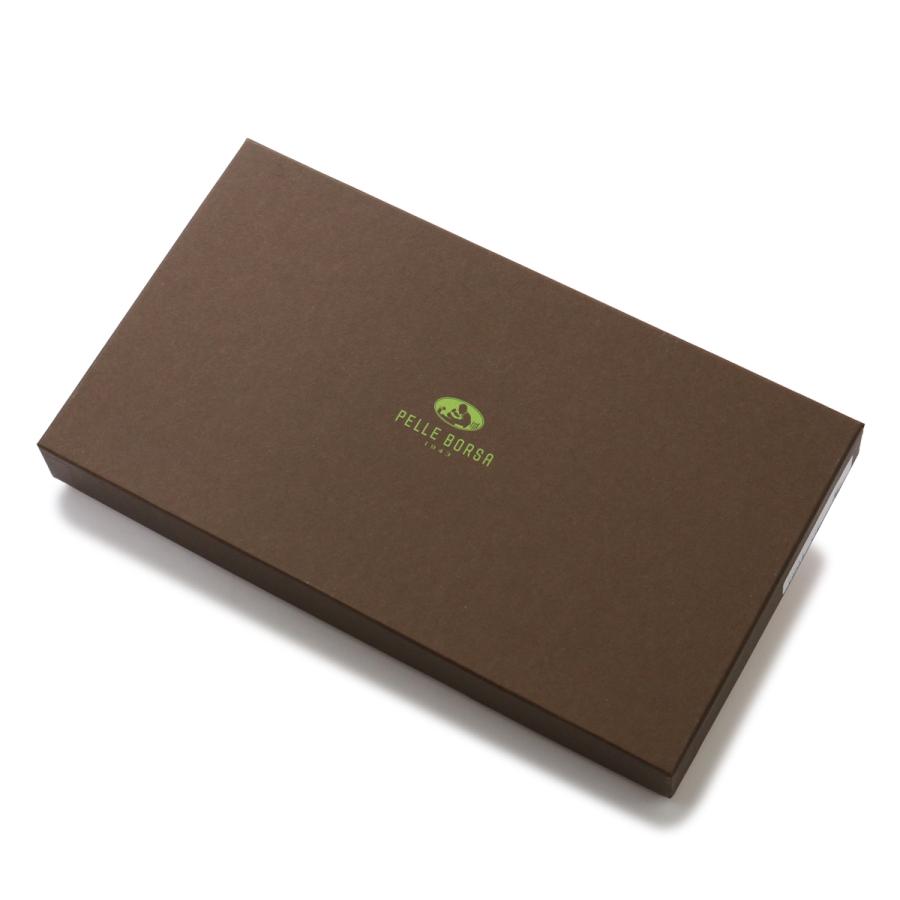 ペレボルサ 長財布 本革 L字ファスナー レディース 7204 ベリーグッズ PELLE BORSA 薄い 薄マチ コンパクト レザー 牛革の画像