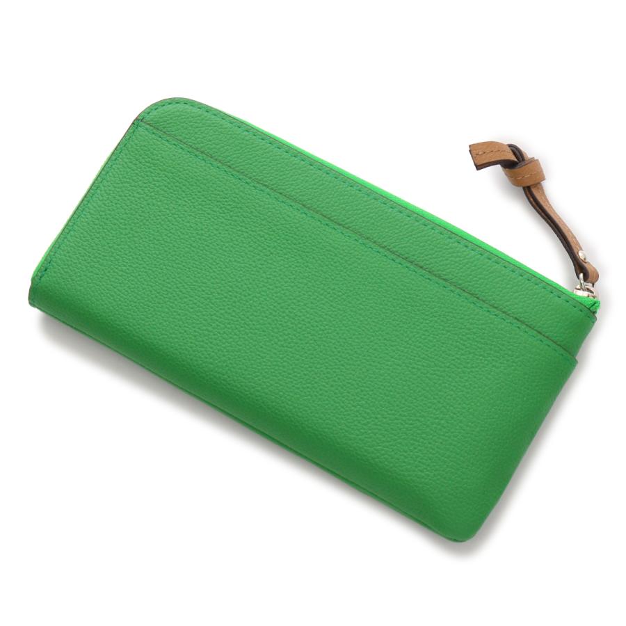 ペレボルサ 長財布 本革 L字ファスナー レディース 7204 ベリーグッズ PELLE BORSA 薄い 薄マチ コンパクト レザー 牛革の画像