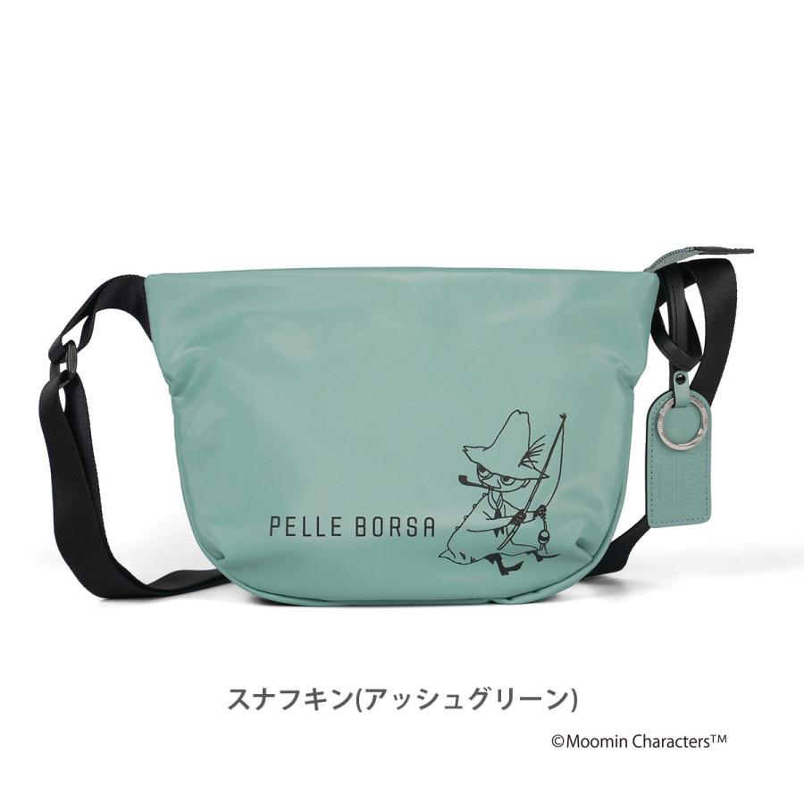 【新品】PELLE BORSAペレボルサ ムーミン ショルダー バッグアイボリー ムーミン×ペレボルサ「ムーミントロール」 PELLE BORSA ショルダー