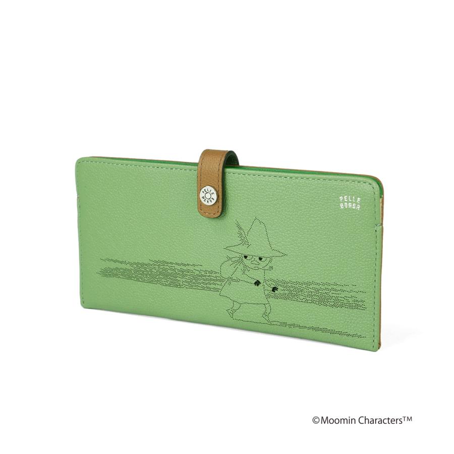 PELLE BORSA（ペレボルサ） ムーミン 長財布 本革 スナフキン