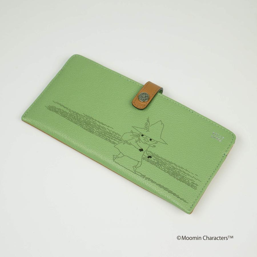 PELLE BORSA（ペレボルサ） ムーミン 長財布 本革 スナフキン