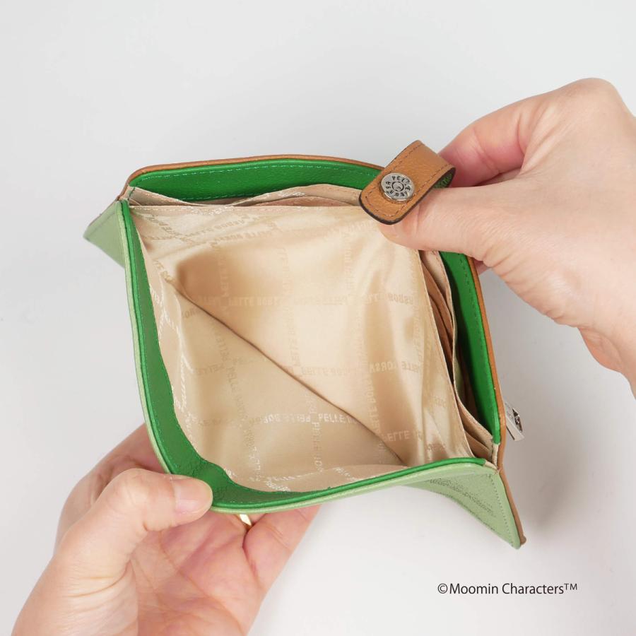 PELLE BORSA（ペレボルサ） ムーミン 長財布 本革 スナフキン