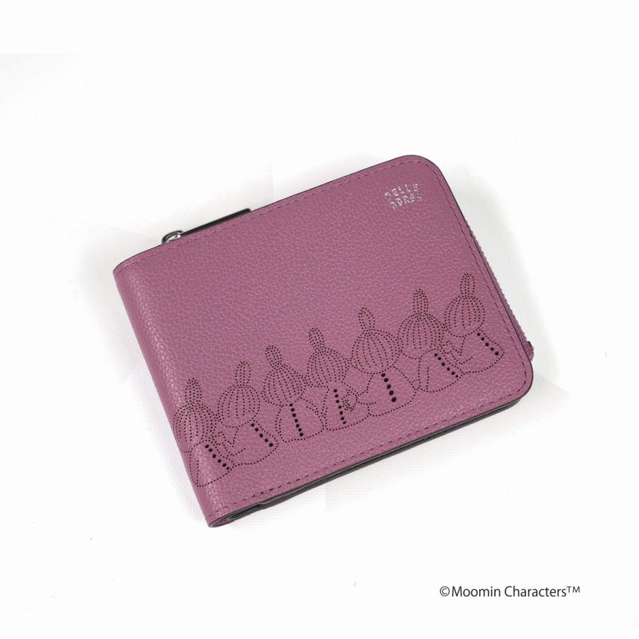 PELLE BORSA（ペレボルサ） ムーミン 財布 二つ折り 本革 スナフキン