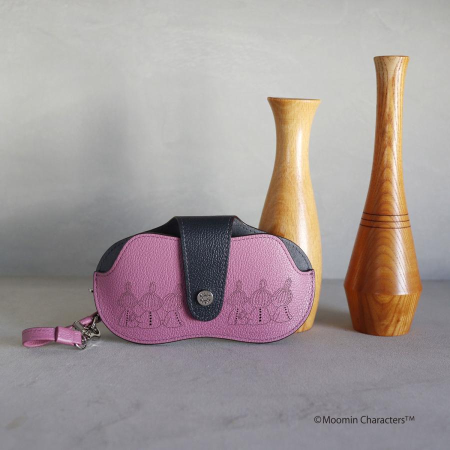 PELLE BORSA（ペレボルサ） メガネケース 本革 スナフキン リトルミイ