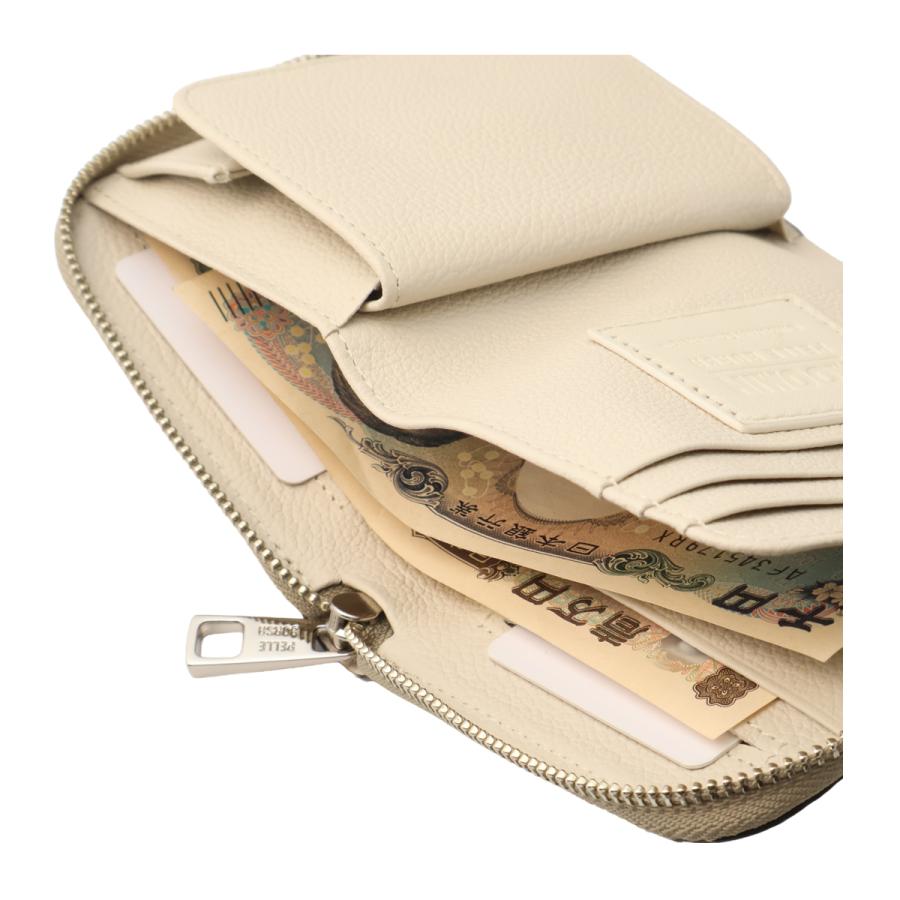PELLE BORSA（ペレボルサ） ムーミン 二つ折り財布 財布 スナフキン