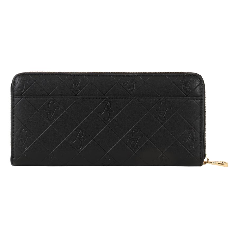 【レビュー投稿で+5％還元】ポールアンドジョーアクセソワ 長財布 ラウンドファスナー レディース エンボス PJA-W1071 PAUL&JOE ACCESSOIRES チェック 型押し モノグラム ドット クリスマス_mp クリスマス_wp PAUL&JOE（ポール＆ジョー） ポールアンドジョーアクセソワ 長財布