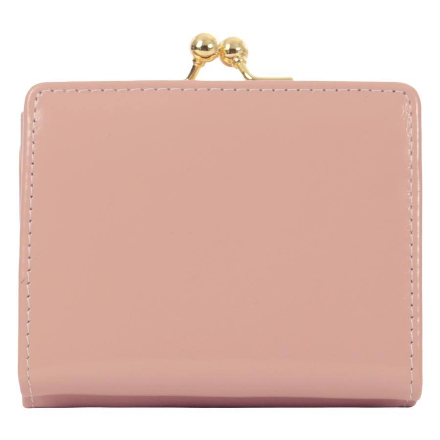 新品未使用箱あり。Paul Smith キャット 三つ折りがま口財布。 ポールスミス 財布 三つ折り財布 がま口財布 ピンク Paul Smith kpw042