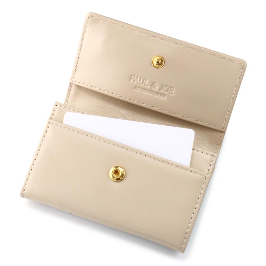 PAUL&JOE ポールアンドジョーアクセソワ 名刺入れ 本革 別注 PAUL&JOE ポールアンドジョーアクセソワ 名刺入れ 本革 別注