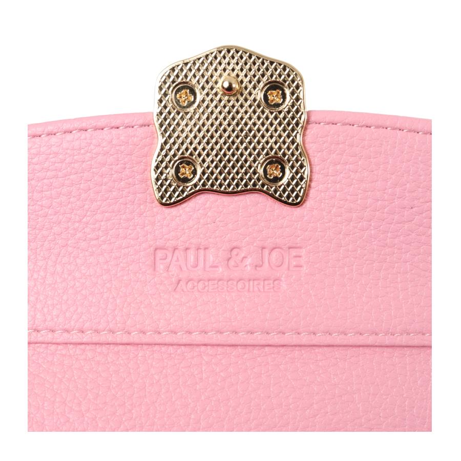 新品 PAUL&JOE ポール＆ジョー 財布 長財布 ピンク 猫 ヌネット PAUL&JOE（ポール＆ジョー） アクセソワ 長財布 かぶせ 猫 3D CAT FACE
