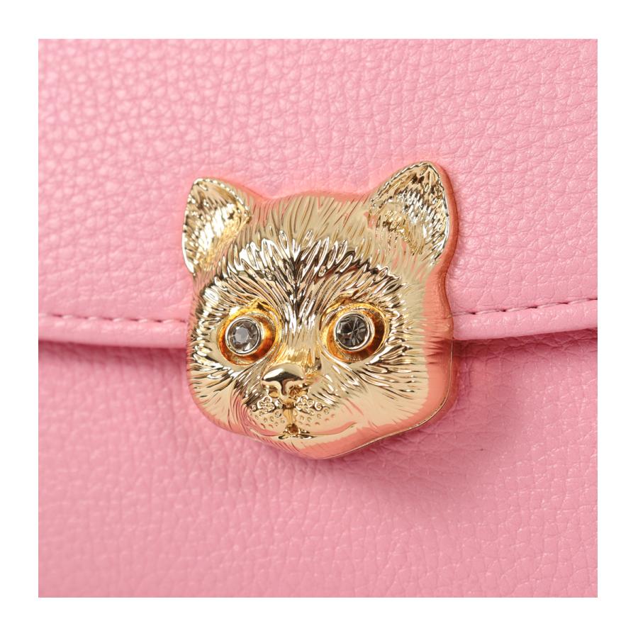 PAUL&JOE（ポール＆ジョー） アクセソワ 長財布 かぶせ 猫 3D CAT FACE