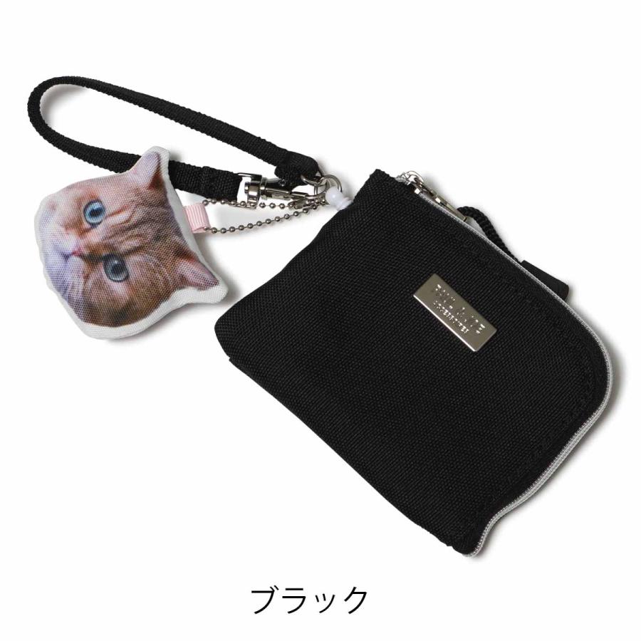 ポールアンドジョーアクセソワ コインケース レディース ワッペンヌネットジプシーマスコット PJA-W881 PAUL&JOE ACCESSOIRES パスケース 猫 ねこ かわいい｜sacsbar｜12