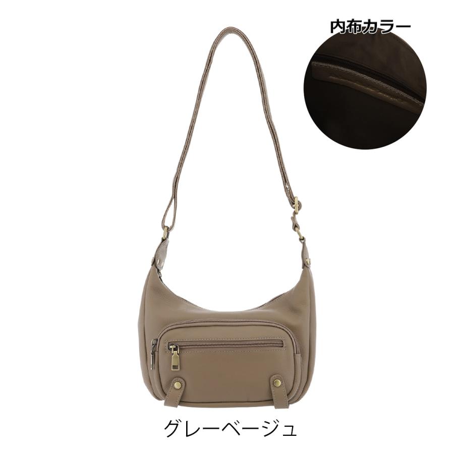 高級品！　本革　2way ショルダーバッグ グレージュ　レザー ケスクルデザイン ショルダーバッグ 本革 レディースQQB-052 Quest ce