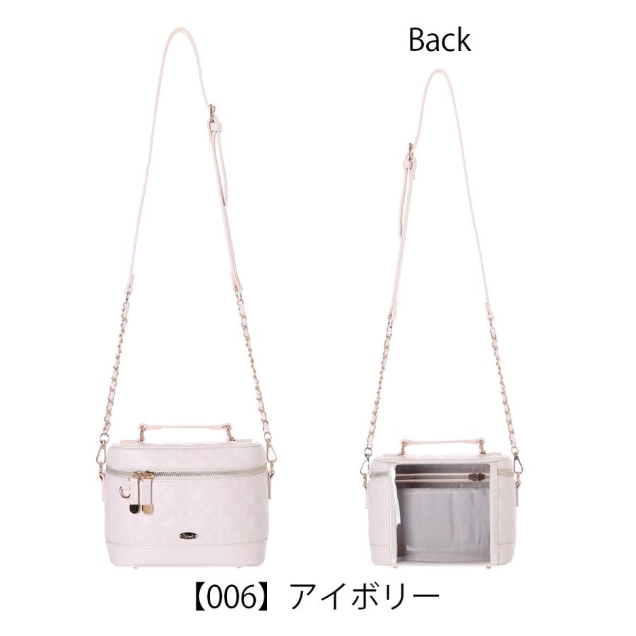 クリアバッグ 推し活バッグ バニティバッグ 合皮キルトバニティ2WAY