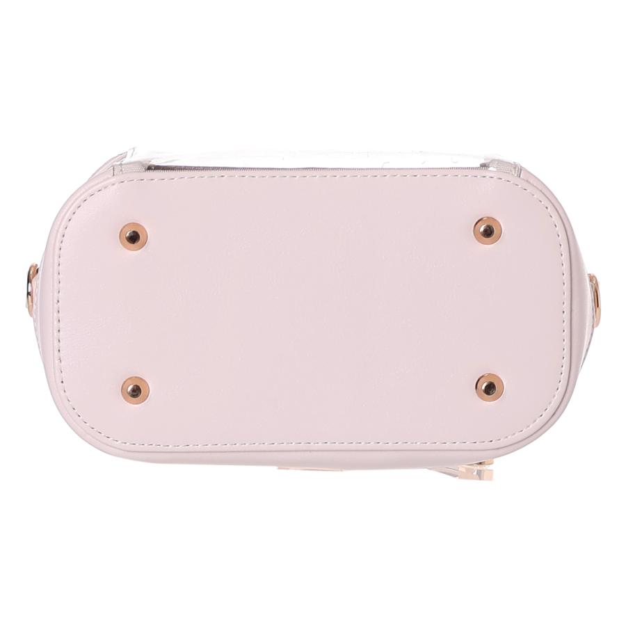 クリアバッグ 推し活バッグ バニティバッグ 合皮キルトバニティ2WAY